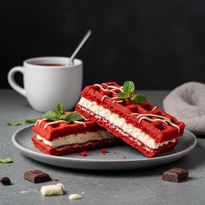 Red Velvet Waffle Stick